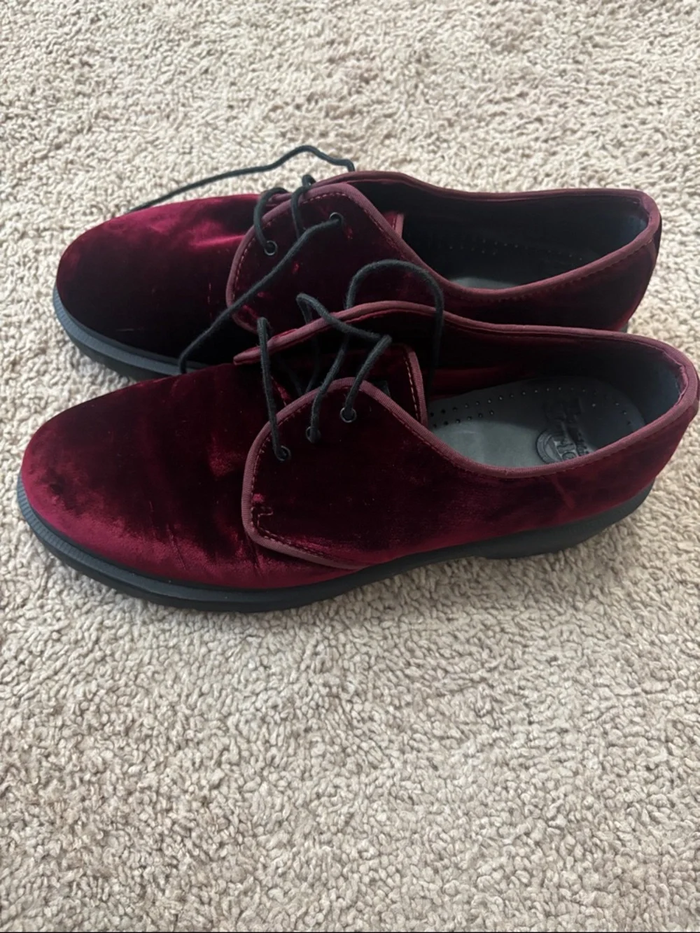 Dr Martens Velvet  Shoes - Picture 2 of 5
